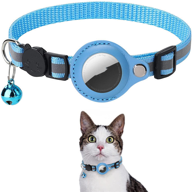 Reflective Waterproof Airtag Collar with Protective Case for Pets