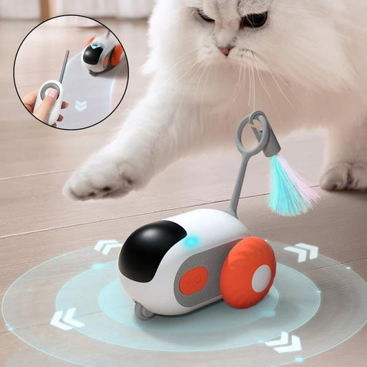 Remote Control Cat Toy Car – Smart Interactive Chase & Play Companion