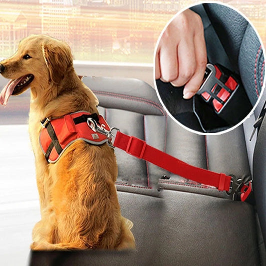 Adjustable Pet Car Seat Belt – Keep Your Furry Friend Safe on Every Ride!