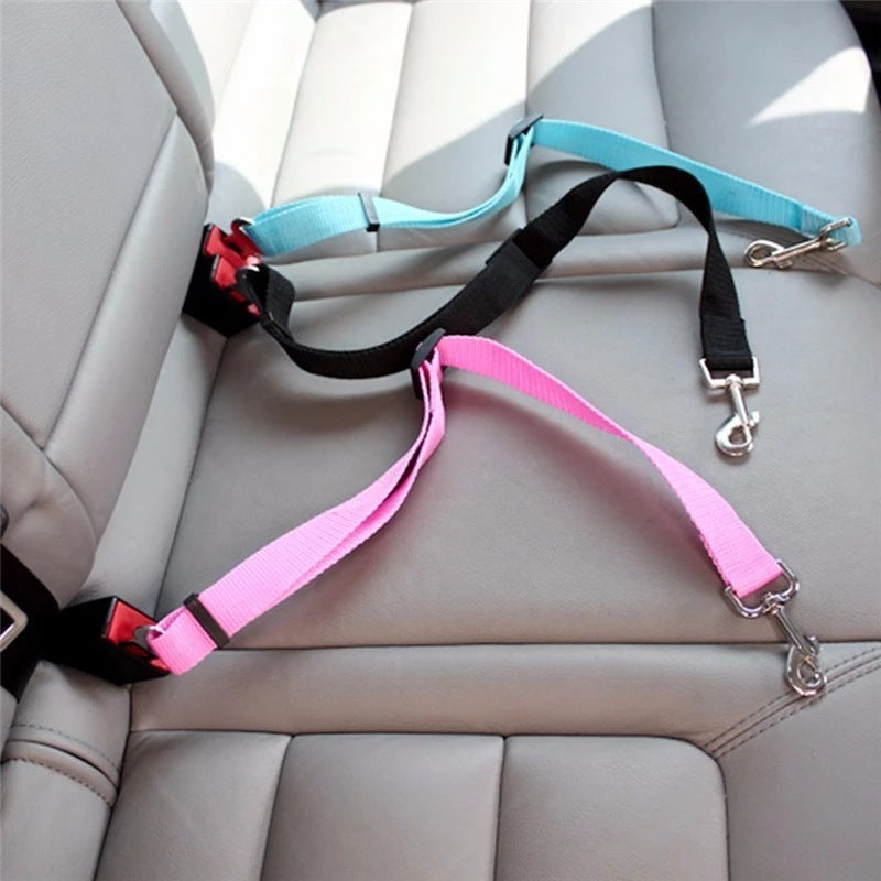 Adjustable Pet Car Seat Belt – Keep Your Furry Friend Safe on Every Ride!