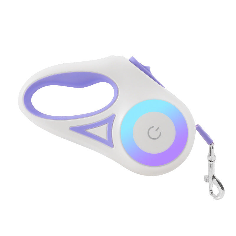 Retractable Dog Leash with Collar – Spotlight Automatic Traction Rope