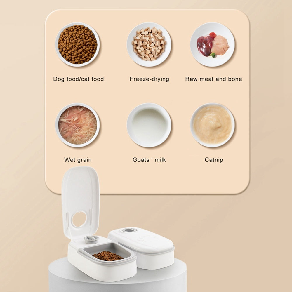 Smart Gravity Pet Feeder & Water Dispenser – 2-in-1 Automatic Feeding Solution for Cats & Dogs