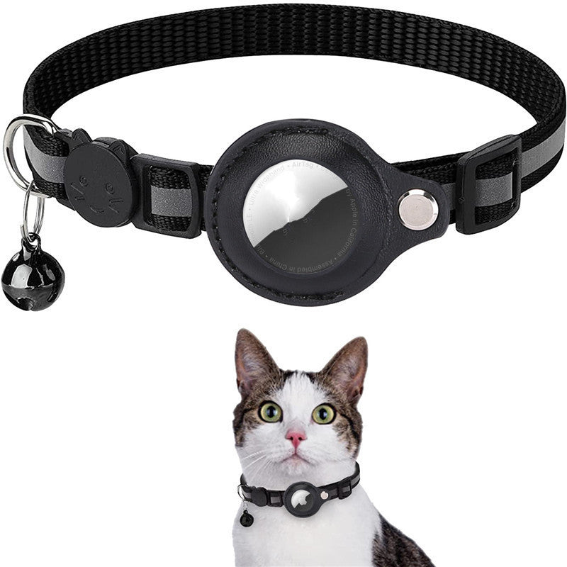 Reflective Waterproof Airtag Collar with Protective Case for Pets