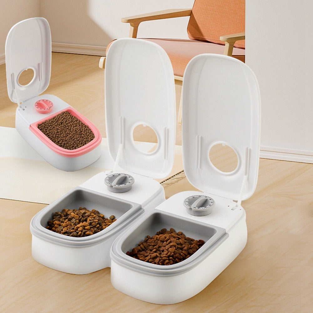 Smart Gravity Pet Feeder & Water Dispenser – 2-in-1 Automatic Feeding Solution for Cats & Dogs