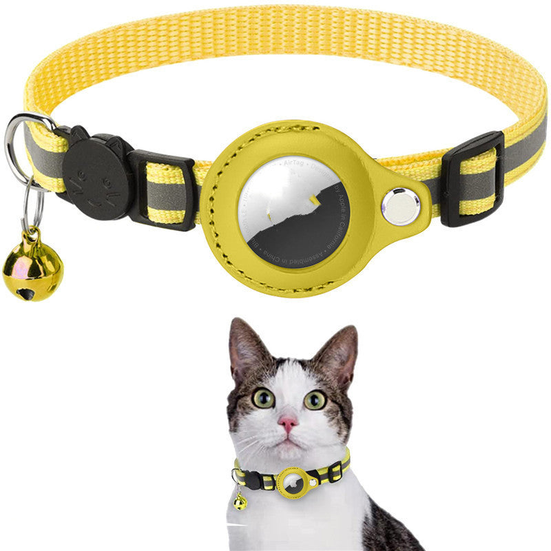 Reflective Waterproof Airtag Collar with Protective Case for Pets
