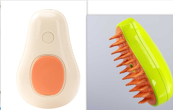 Electric Steam Cat and Dog Grooming Brush – Self-Cleaning Massage Comb