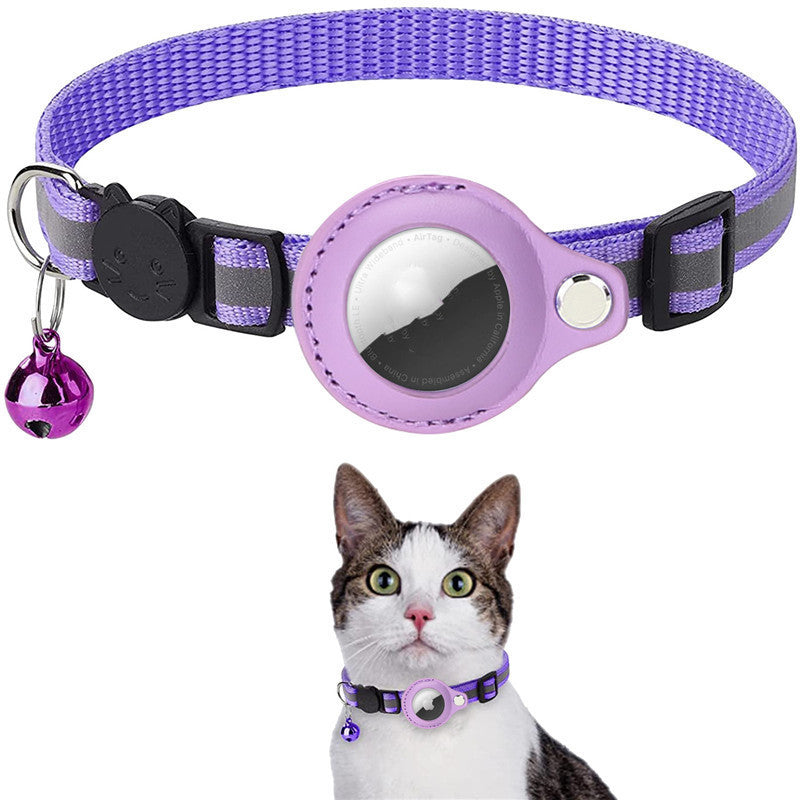 Reflective Waterproof Airtag Collar with Protective Case for Pets