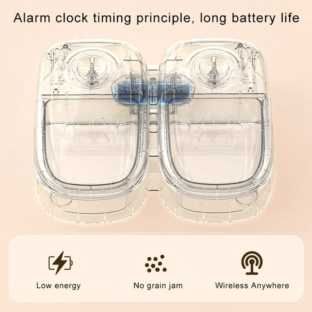 Smart Gravity Pet Feeder & Water Dispenser – 2-in-1 Automatic Feeding Solution for Cats & Dogs