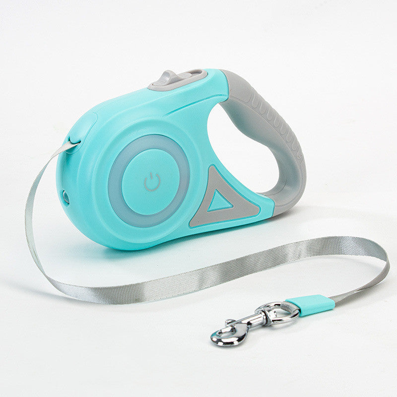 Retractable Dog Leash with Collar – Spotlight Automatic Traction Rope