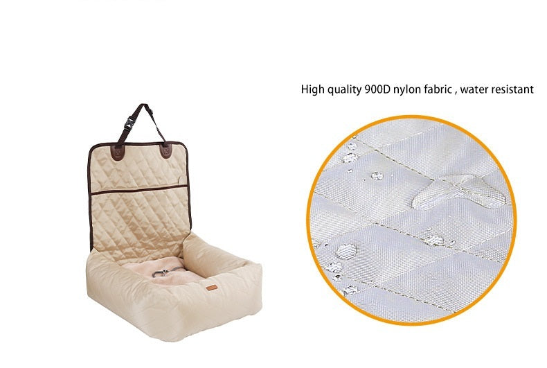 2-in-1 Pet Carrier & Car Seat – Foldable, Padded Travel Bed for Dogs & Cats