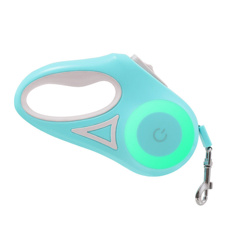 Retractable Dog Leash with Collar – Spotlight Automatic Traction Rope