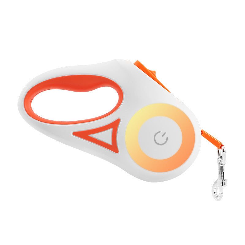 Retractable Dog Leash with Collar – Spotlight Automatic Traction Rope