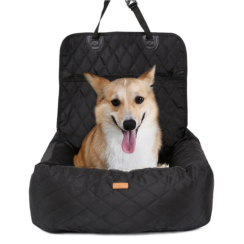 2-in-1 Pet Carrier & Car Seat – Foldable, Padded Travel Bed for Dogs & Cats